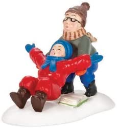 Amazon.com: Department 56 A Christmas Story Village Ralphie to the Rescue Accessory Figurine : Home