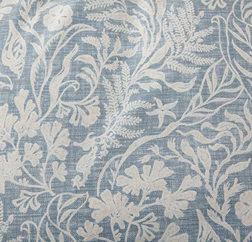 SLEEPBELLA Duvet Cover King Size, 600 Thread Count Cotton Beige & Bluish Grey Printed with Luxur