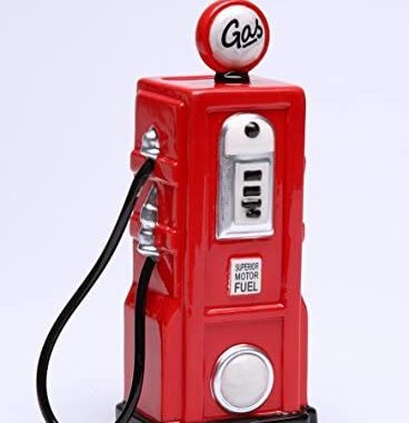 Amazon.com: StealStreet SS-CG-62519, 6.25 Inch Ceramic Painted Red Old Fashion Gas Pump Money Piggy