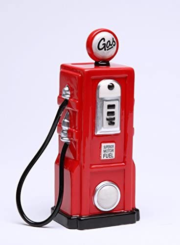 Amazon.com: StealStreet SS-CG-62519, 6.25 Inch Ceramic Painted Red Old Fashion Gas Pump Money Piggy