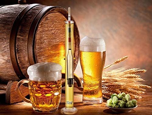 Amazon.com: SOLIGT Triple Scale Hydrometer and Glass Test Jar for Wine, Beer, Mead & Cider - ABV