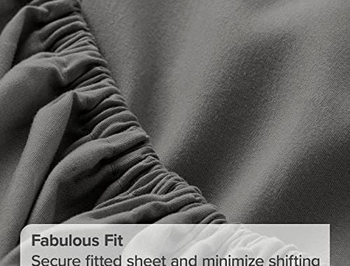 Amazon.com: Bare Home Split Head Flex King Sheet Set - 1800 Ultra-Soft Microfiber Bed Sheets - Doubl