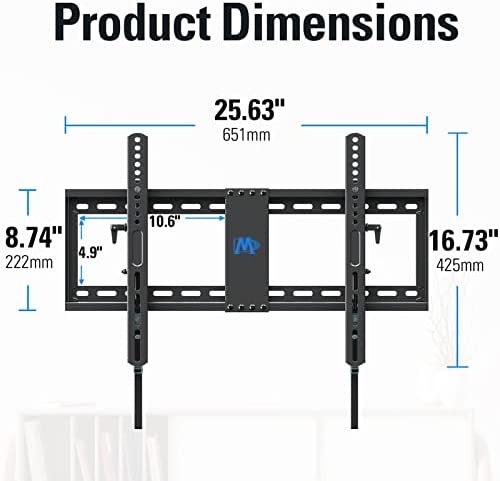 Amazon.com: Mounting Dream Advanced Tilt TV Wall Mount for Most 42-90 Inch TVs, Premium Wall Mount T