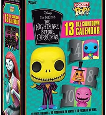 Amazon.com: Funko Pop! Advent Calendar: 13 Days - The Nightmare Before Christmas (Blacklight), Multi