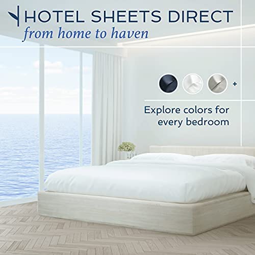 Hotel Sheets Direct 100% Bamboo Duvet Cover 3 Piece Set - Better Than Silk - 1 Duvet Cover, 2 Pillow