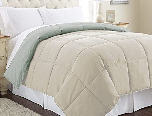Amazon.com: Modern Threads Down Alternative Microfiber Quilted Reversible Comforter & Duvet Inse