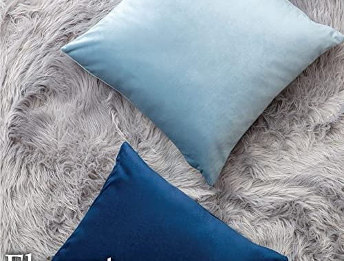 Amazon.com: lalaLOOM Velvet Throw Pillow Cases, Set of 2, Softest Accent Case for Pillows, Decorativ