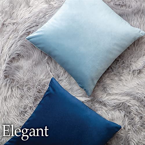 Amazon.com: lalaLOOM Velvet Throw Pillow Cases, Set of 2, Softest Accent Case for Pillows, Decorativ
