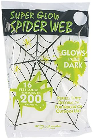 Amazon.com: Glow in the Dark Spider Webs Standard : Toys & Games