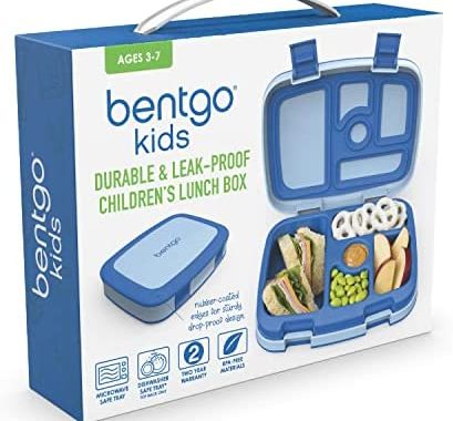 Amazon.com: Bentgo® Kids Leak-Proof, 5-Compartment Bento-Style Kids Lunch Box - Ideal Portion Sizes