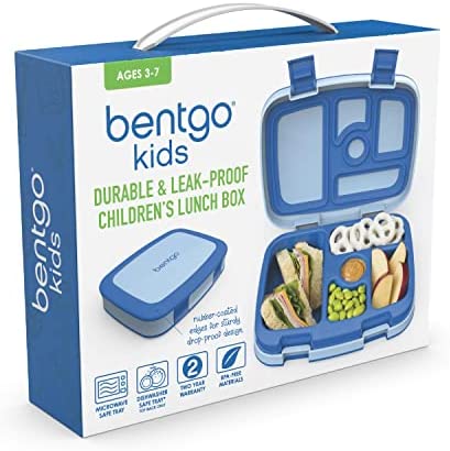 Amazon.com: Bentgo® Kids Leak-Proof, 5-Compartment Bento-Style Kids Lunch Box - Ideal Portion Sizes