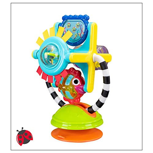 Amazon.com : Sassy Fishy Fascination Station 2-in-1 Suction Cup High Chair Toy | Developmental Tray