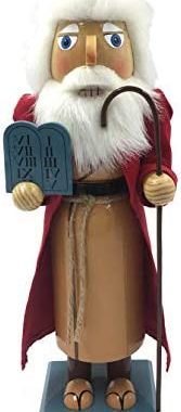 Santa's Workshop 14" Moses Nutcracker, RED