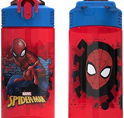 Amazon.com: Zak Designs Marvel SpiderMan Kids Spout Cover and Built-in Carrying Loop Made of Plastic