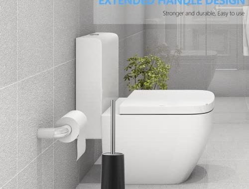 Amazon.com: SetSail Toilet Brush, Toilet Bowl Brush and Holder Compact Size Toilet Brushes for Bathr