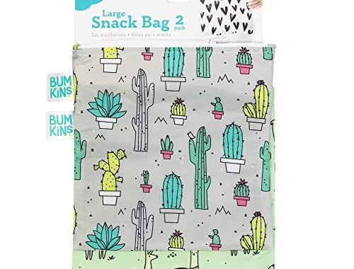 Amazon.com: Bumkins Sandwich Bag / Snack Bag, Reusable Fabric, Washable, Food Safe, BPA Free, 7x7 -