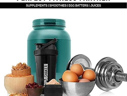 Amazon.com: Utopia Home 2-Pack Shaker Bottle - 24 Ounce Protein Shaker Bottle for Pre & Post wor