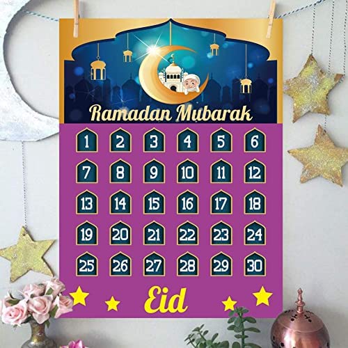 Amazon.com: Funnlot Ramadan Decorations Ramadan Calendar Eid Calendar Countdown Calendar 2022 Ramada