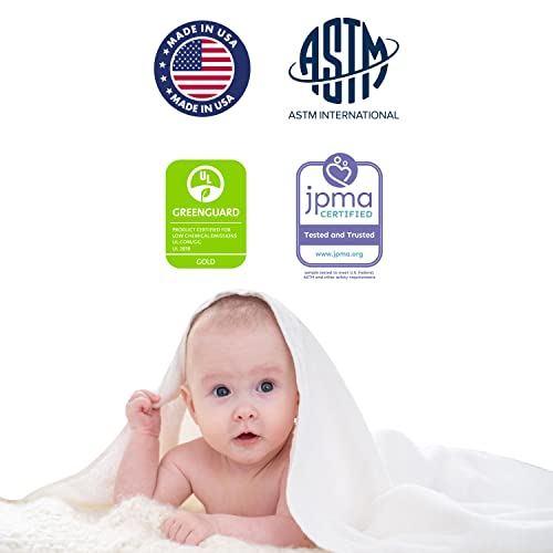 Amazon.com : Dream On Me Honeycomb Orthopedic Firm Fiber Standard Baby Crib Mattress | Greenguard Go