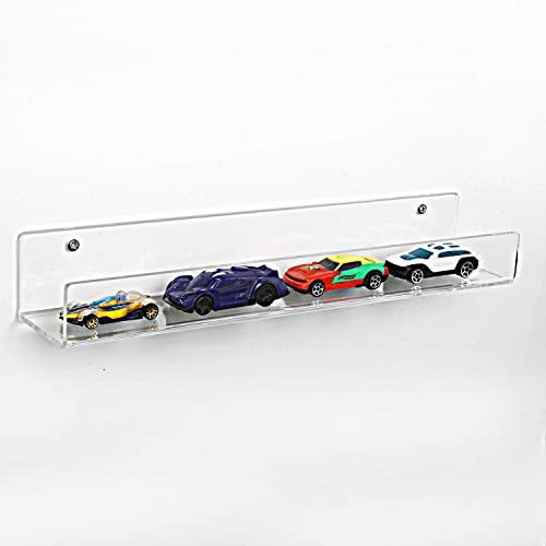 Amazon.com: NIUBEE Acrylic 2 Packs Invisible Floating Bookshelves 24 inches ,Kids Clear Wall Bookshe