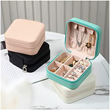 TRODANCE Mini Jewelry Travel Case,Small Travel Jewelry Organizer, Portable Jewelry Box Travel Mini S