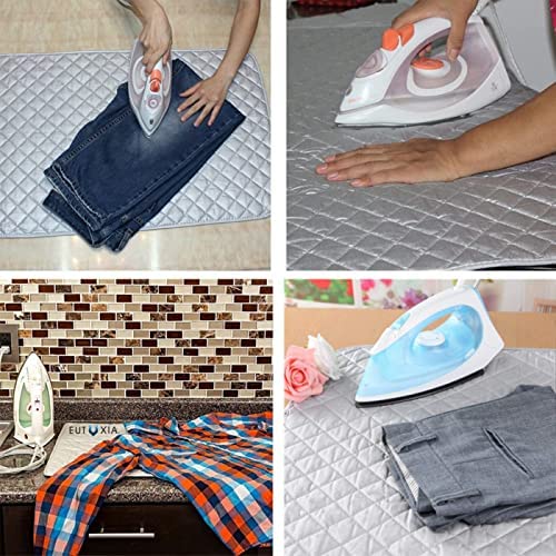 Magnetic Ironing Mat Blanket Ironing Board Replacement, Iron Board Alternative Cover, Portable Trave