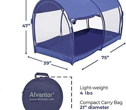 Alvantor Mosquito Net Bed Canopy Bed Tents Dream Tents Privacy Space Twin Size Sleeping Tents Indoor