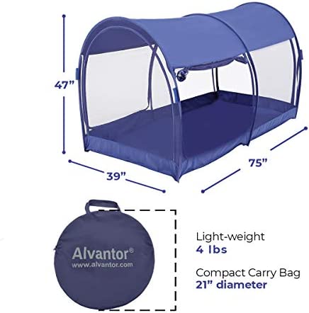 Alvantor Mosquito Net Bed Canopy Bed Tents Dream Tents Privacy Space Twin Size Sleeping Tents Indoor