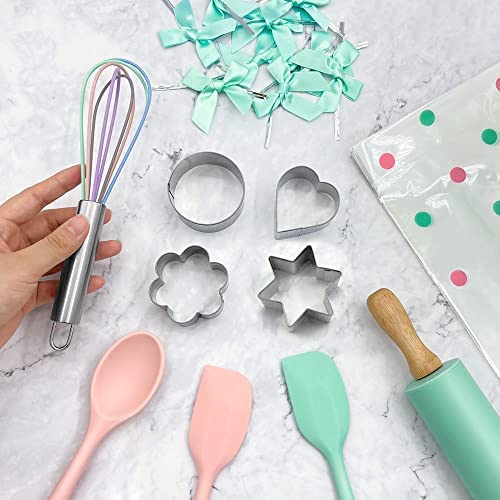 Amazon.com: Artboil Mini Cooking Utensils set, 8" Silicone Cooking Supplies, Cookie Baking Supplies