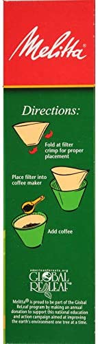 Amazon.com: Melitta #4 Coffee Filters, Natural Brown, 2 Pack of 100 Filters.: Home & Kitchen
