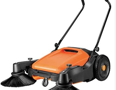 Amazon.com - Generic Industrial Floor Sweeper with Triple Brooms, 38 inch Outdoor and Indoor Sweeper