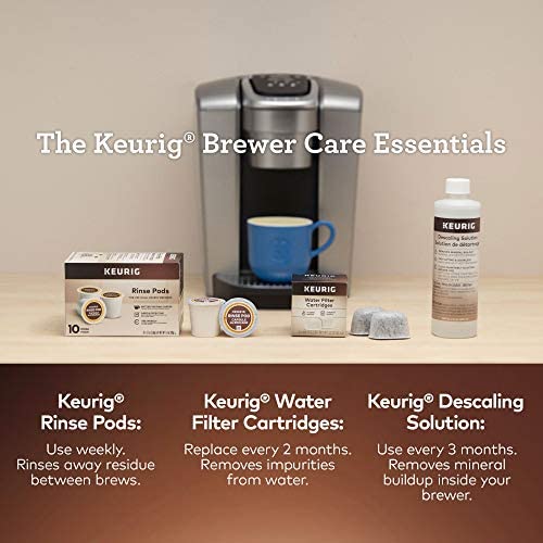 Amazon.com: Keurig 3-Month Brewer Maintenance Kit Includes Descaling Solution, Water Filter Cartridg