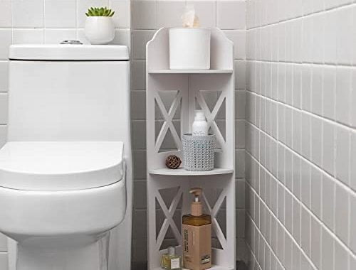 Amazon.com: TuoxinEM Corner Shelves,Corner Shelf Stand Great for Bathroom Storage Small Space,Toilet