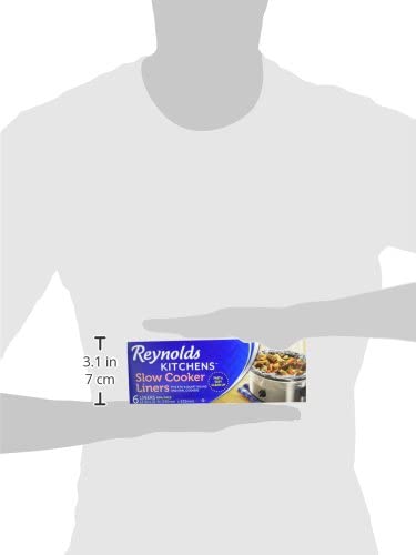 Amazon.com: Reynolds Kitchens Slow Cooker Liners, Regular (Fits 3-8 Quarts), 6 Count (Pack of 2), 12