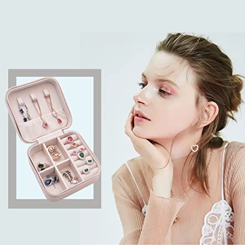 Mini Jewelry Travel Case,Small Jewelry Box,Traveling Jewelry Organizer,Portable Jewellery Storage Ho