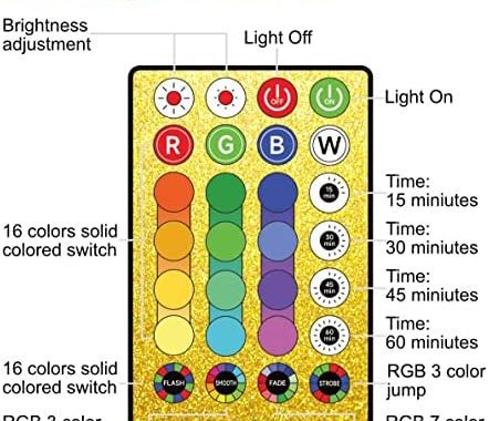 AED Night Light for Kids, Moon Lamp 2023 Upgrade with Timer, 3D Printing 16 LED Colors Wooden Stand