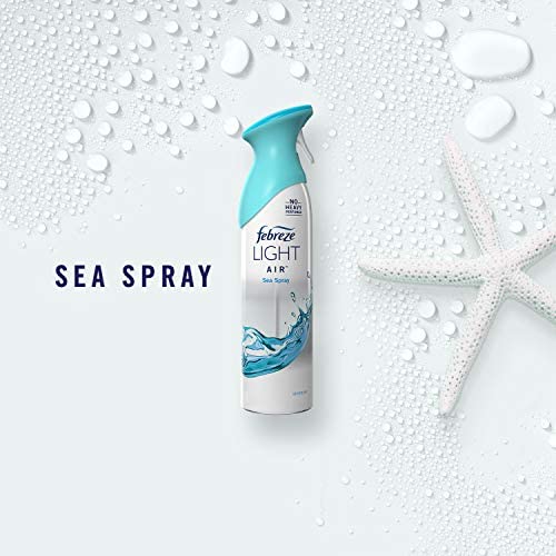 Amazon.com: Febreze Light Odor-Eliminating Air Freshener, Sea Spray, 8.8 fl oz (Pack of 1) : Health