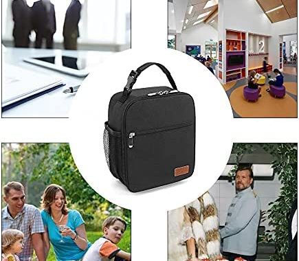 Femuar Lunch Box for Men Women Adults Small Lunch Bag for Office Work School - Reusable Portable Lun