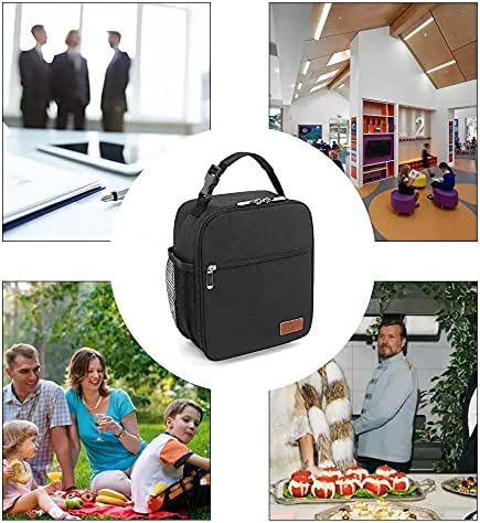 Femuar Lunch Box for Men Women Adults Small Lunch Bag for Office Work School - Reusable Portable Lun