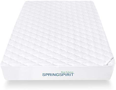 Full Size Mattress Protector Waterproof, Breathable & Noiseless Full Mattress Pad Cover Quilted