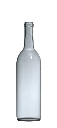 Amazon.com: North Mountain Supply - NMS W5 Flint 750ml Glass Bordeaux Wine Bottle Flat-Bottomed Cork