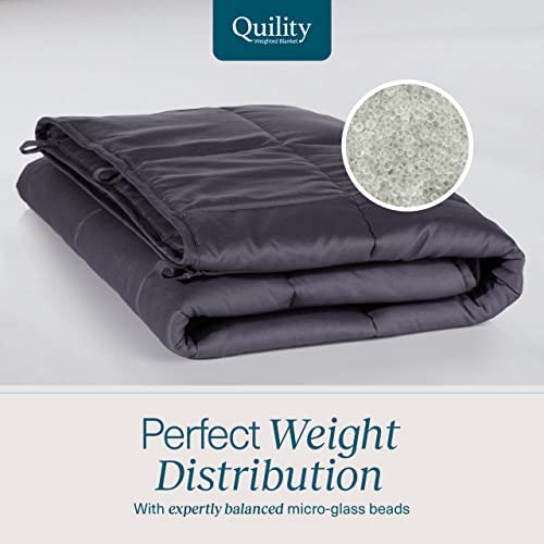Amazon.com: Quility Weighted Blanket for Adults - 20 LB Queen Size Heavy Blanket for Cooling & H