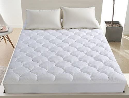 Amazon.com: LEISURE TOWN Queen Mattress Pad Cover Cooling Mattress Topper Cotton Top Pillow Top with