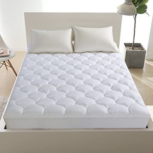 Amazon.com: LEISURE TOWN Queen Mattress Pad Cover Cooling Mattress Topper Cotton Top Pillow Top with