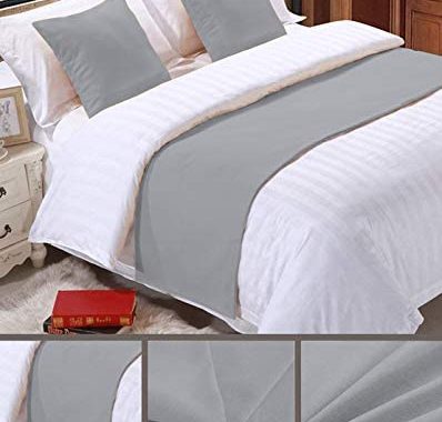 Amazon.com: 1 Piece Bed Runner Scarf Protector Slipcover Bed Decorative Scarf for Bedroom Hotel Wedd