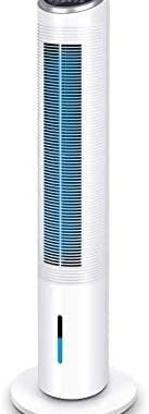 Evaporative Air Cooler - 40'' Portable Oscillating Fan Tower Fan with Evaporative Cooler & Humid