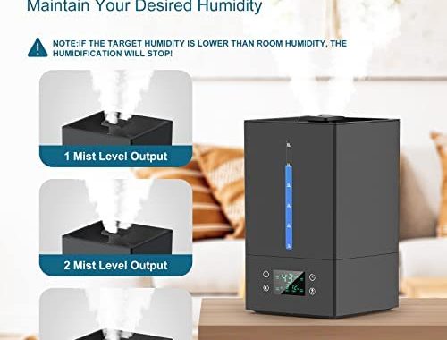 Amazon.com: 6L Humidifiers for Bedroom Large Room, Cool Mist Humidifiers for Baby Nursery Plants wit