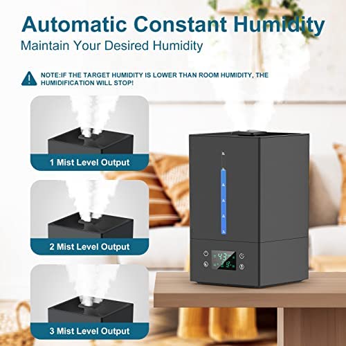 Amazon.com: 6L Humidifiers for Bedroom Large Room, Cool Mist Humidifiers for Baby Nursery Plants wit