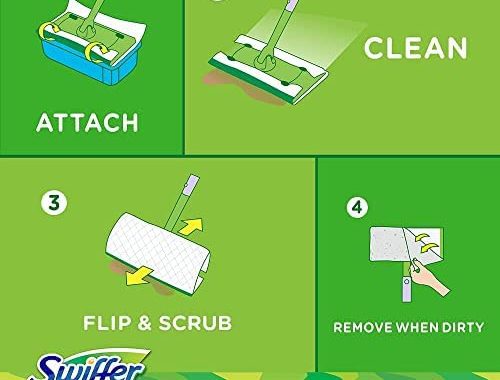 Amazon.com: Swiffer Sweeper Wet Wood Floor Mopping Cloths, 20 Count : Health & Household