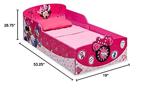 Amazon.com : Delta Children Interactive Wood Toddler Bed - Greenguard Gold Certified, Disney Minnie